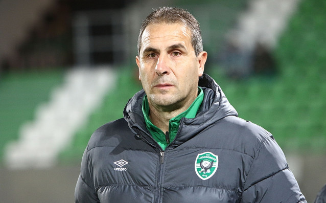 Треньорът на Лудогорец Димитър Димитров коментира ситуацията в 30 ата минута