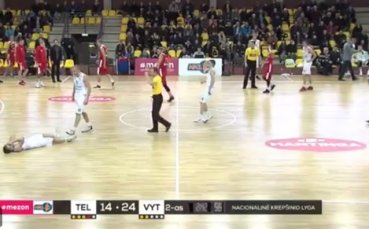 Съотборници се сбиха на баскетболен мач в Литва