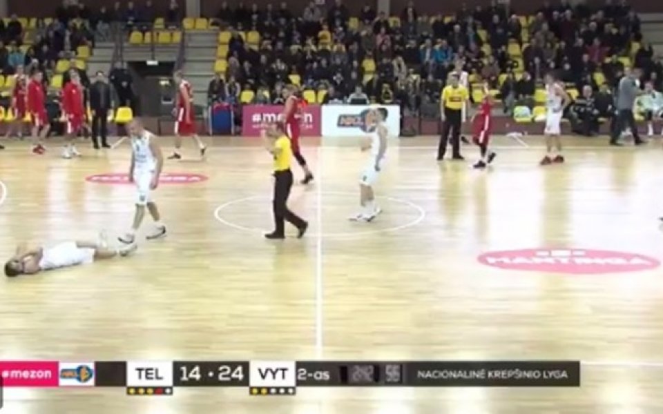 Съотборници се сбиха на баскетболен мач в Литва
