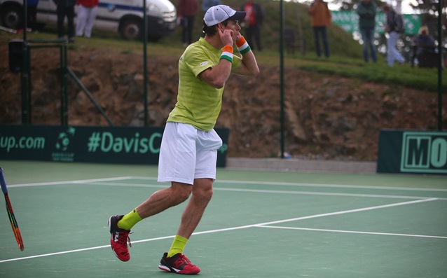 Александър Лазов отпадна във втория кръг на турнира по тенис