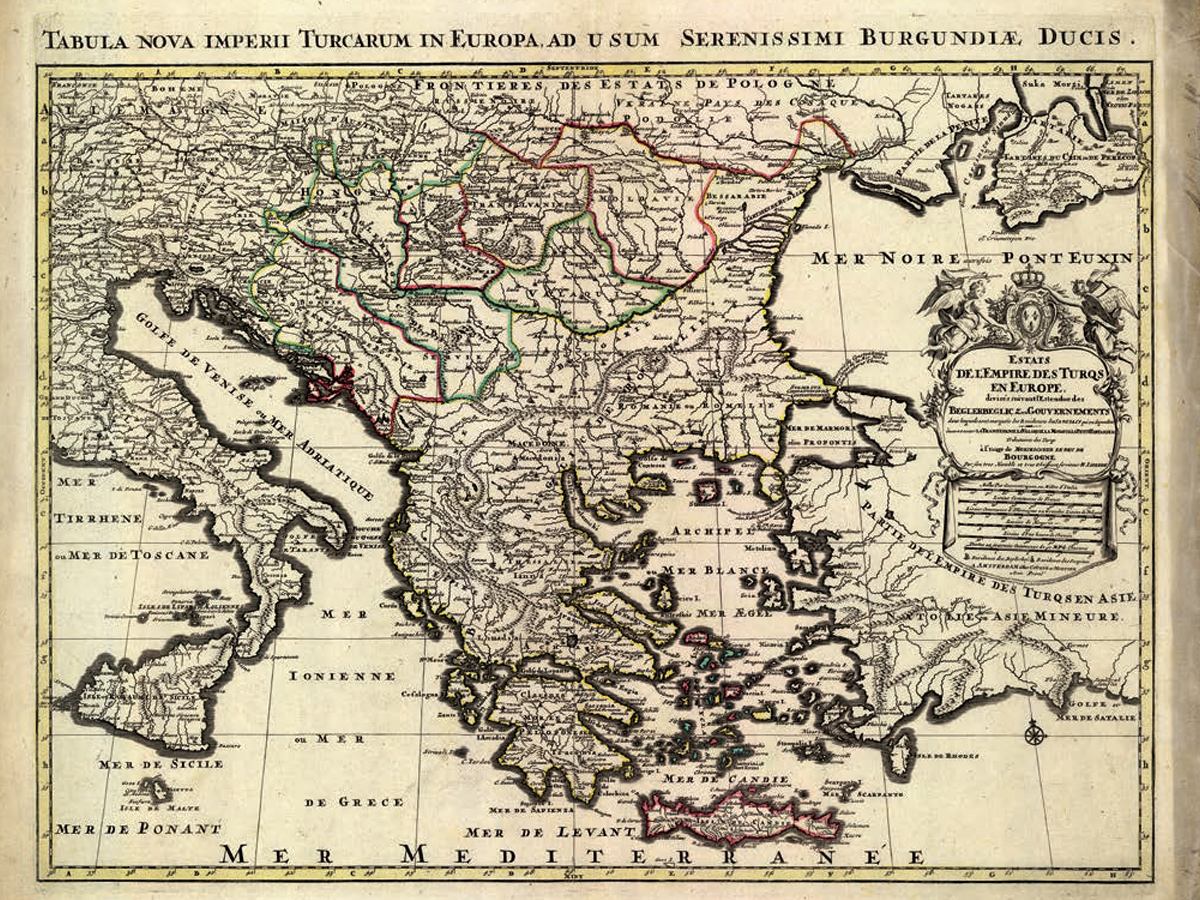 <p>Когато започва разпада на империята в края на 17 в. и началото на 18 в., доста картографи успяват да влязат като пътешественици и правят карта на българските земи под османска власт. Първите такива карти са австро-унгарски, по тях е направен план за Руско-турската война през 1877 г.&ldquo;</p>
