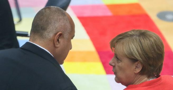 Премиерът Бойко Борисов посрещна Ангела Меркел в София Германският канцлер