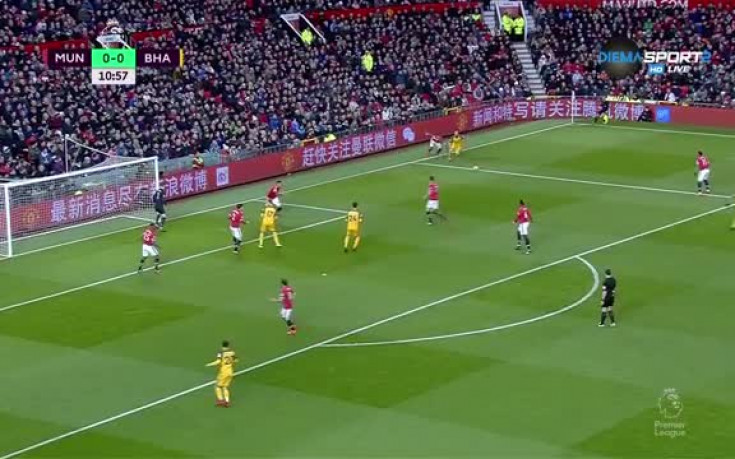 За полувреме Брайтън удържа 0:0 с Манчестър Юнайтед