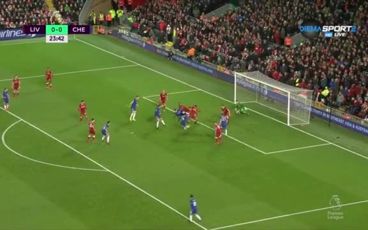 Ливърпул - Челси 0:0 /първо полувреме/