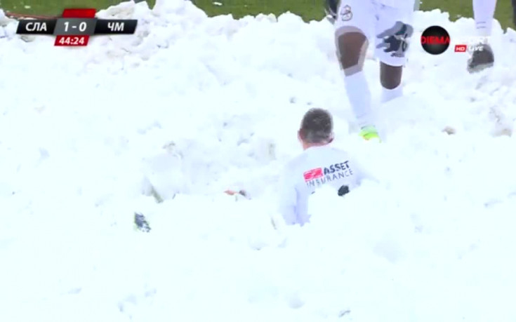 Гол на Иван Минчев във вратата на Черно море