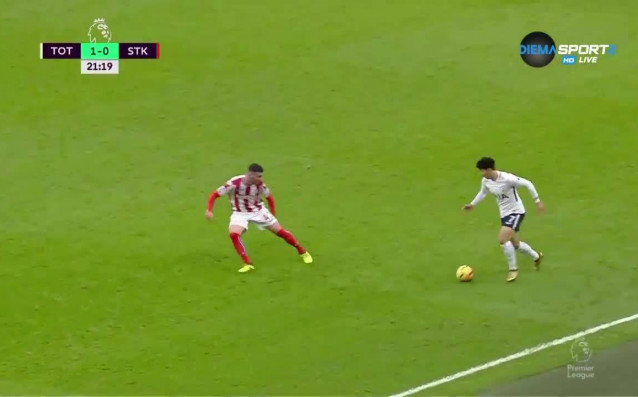 Вижте най интересното от първото полувреме на двубоя между Тотнъм