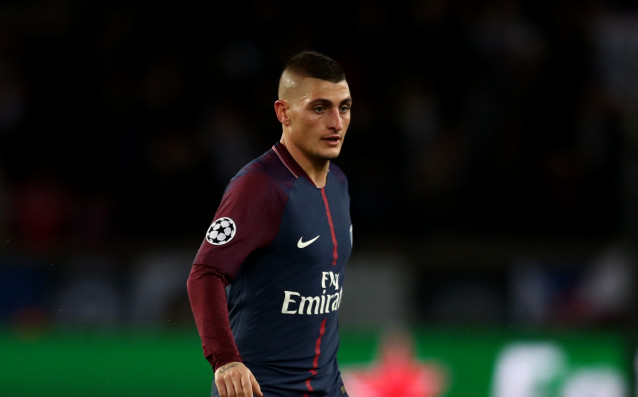 Една от звездите на Пари Сен Жермен Марко Верати се