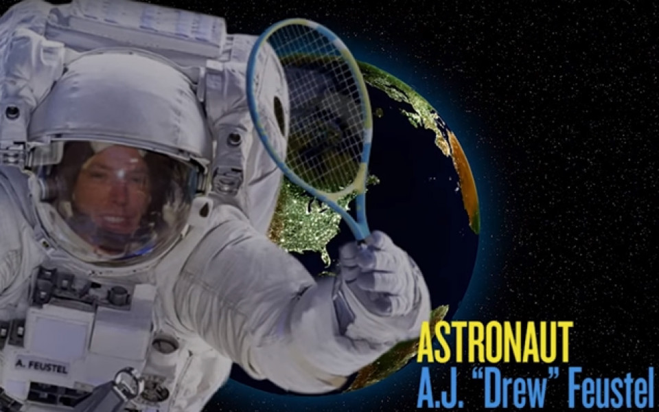 Космонавт на НАСА ще играе тенис в космоса