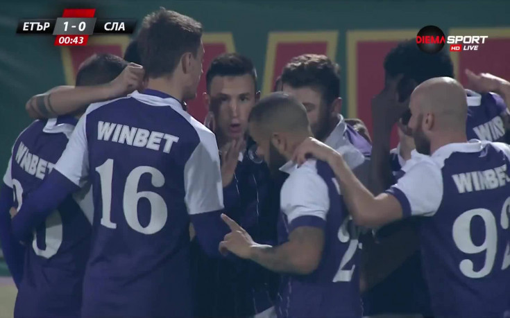 26 секунди трябваха на Етър да покоси Славия