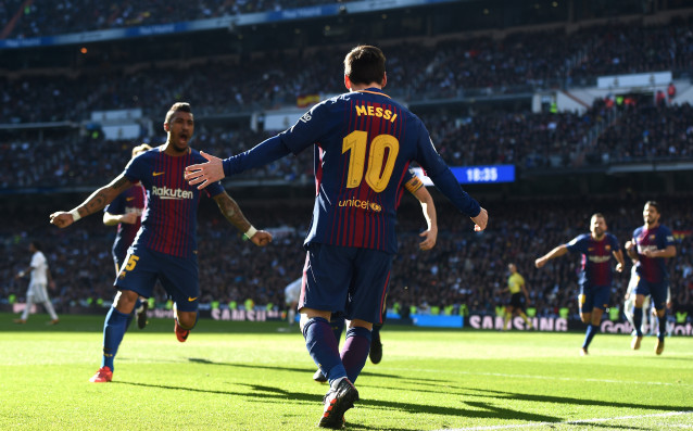 Звездата на Барселона Лионел Меси не изпуска пара и спечели