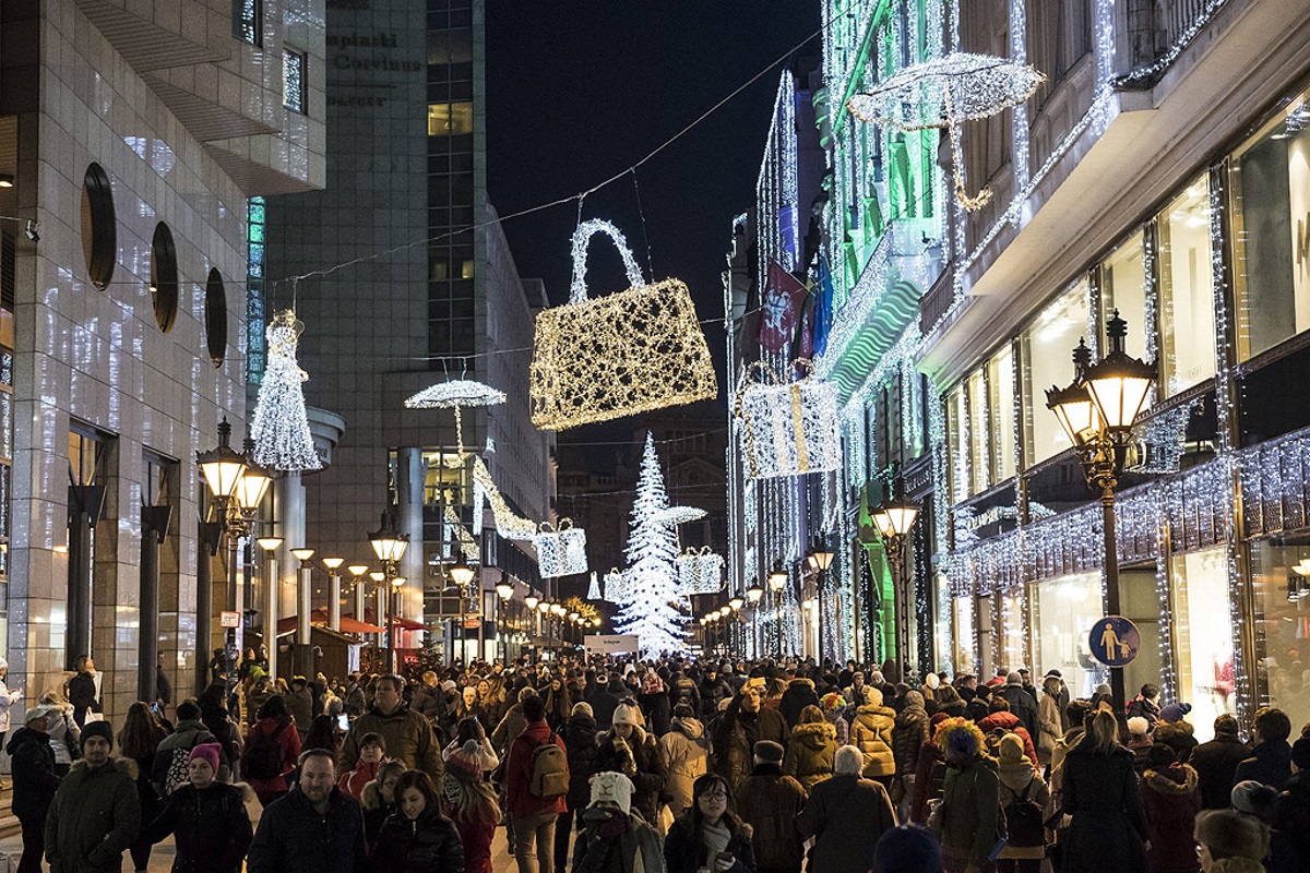 Още една снимка от Коледния базар в Будапеща.