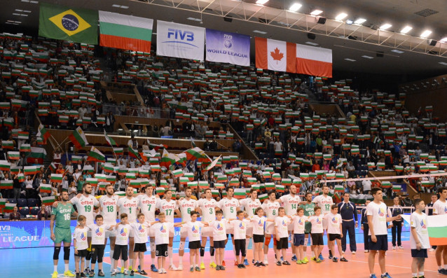 Българският национален отбор по волейбол започва участието си във Волейболната