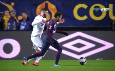 Без напрежение ПСЖ се класира за полуфинала на Купата на Лигата