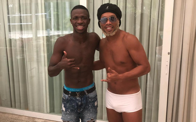 Новото попълнение на Реал Мадрид Винисиус Жуниор който играе за