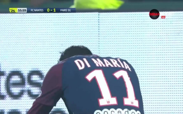 Анхел ди Мария беше на практика героят за Пари Сен