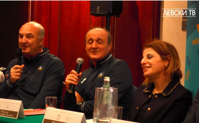 Старши треньорът на Левски Делио Роси взе участие в прескоференция