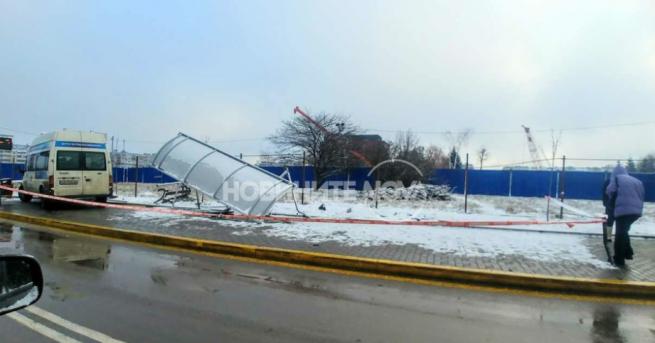 Пиян шофьор помете спирка на градския транспорт в София Инцидентът