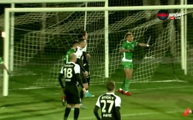 Лудогорец и Университатя Крайова не си отбелязаха гол през първото