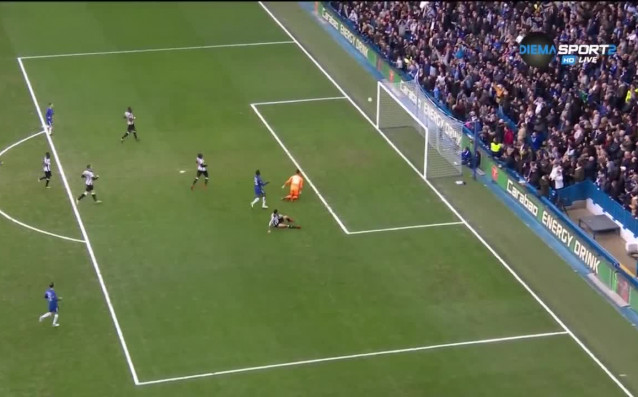 На полувремето Челси Нюкасъл 2 0 Миши Батшуай реализира и