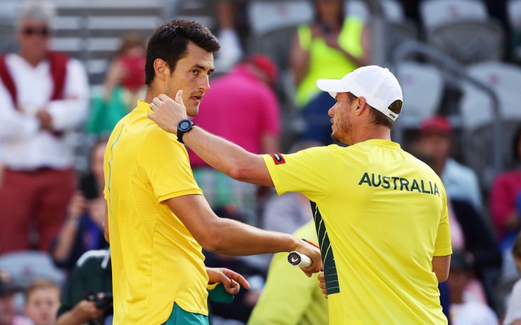 Австралийска тенис звезда ще играе на двойки със сина си