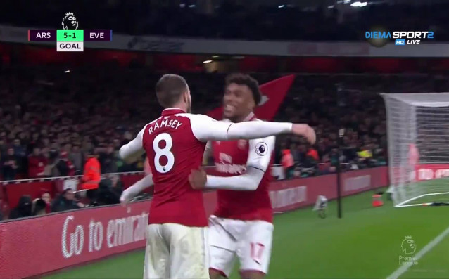 Арсенал прави за смях Евертън в последния съботен мач от