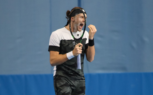 Йозеф Ковалик Словакия се класира за втория кръг на турнира по тенис
