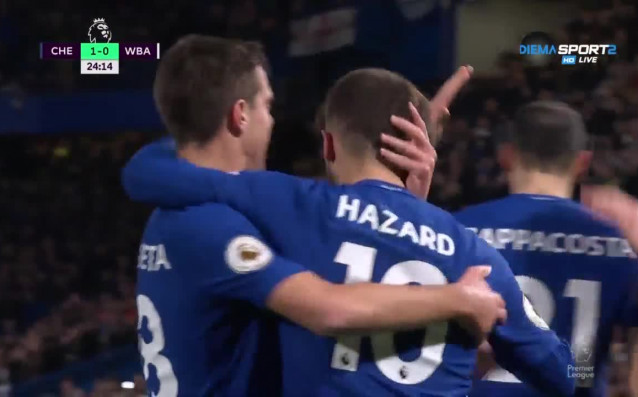 Вижте най интересното от първото полувреме на двубоя между Челси и