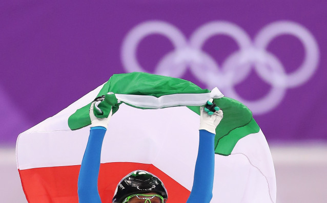 Италианката Ариана Фонтана спечели първа олимпийска титла в кариерата си,