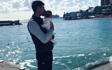 Джокович с трогателна снимка с дъщеричката си на Св. Валентин