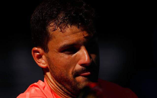 Григор Димитров определено имаше чисто физически затруднения в мача с