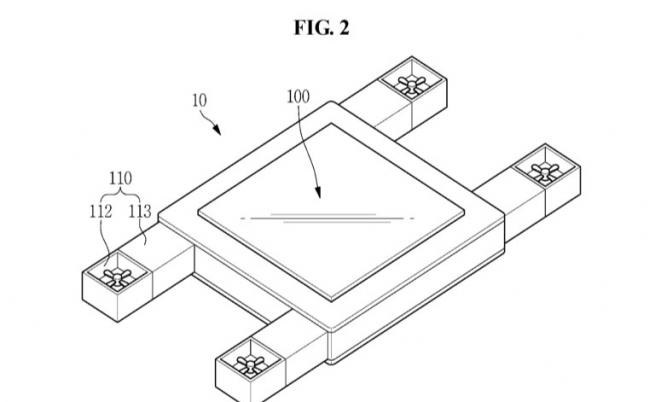 Samsung патентова летящ дисплей