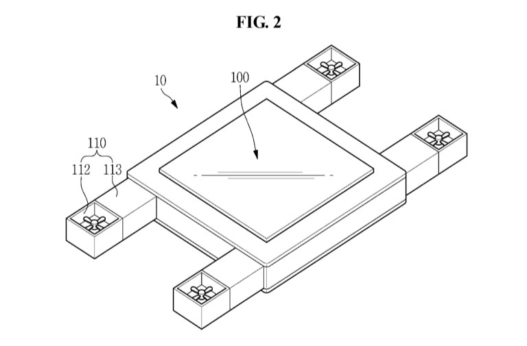 Samsung патентова летящ дисплей