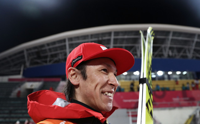45-годишният японски ски-скачач Нориаки Касаи обяви, че има намерение да
