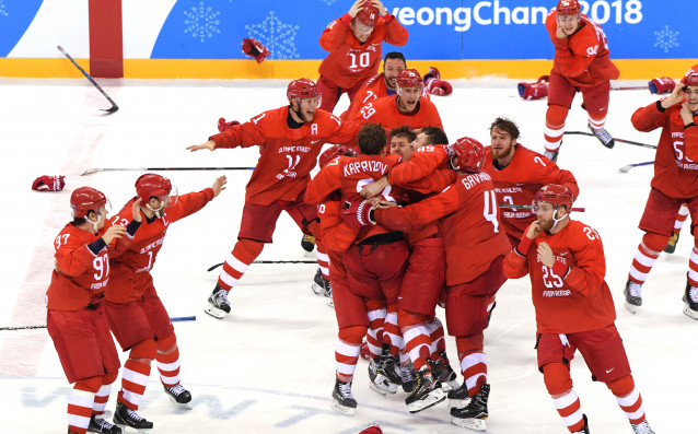 Олимпийските атлети от Русия са шампиони в турнира по хокей