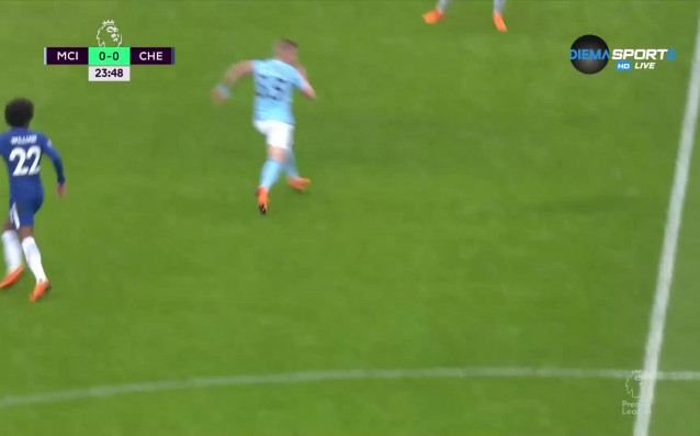 В 24 ата минута на дербито от 29 ия кръг между отборите