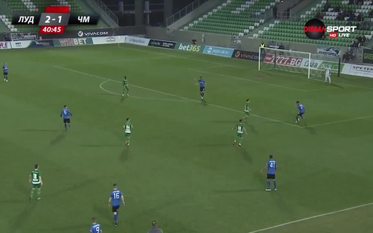 Лудогорец - Черно море 3:1 /първо полувреме/