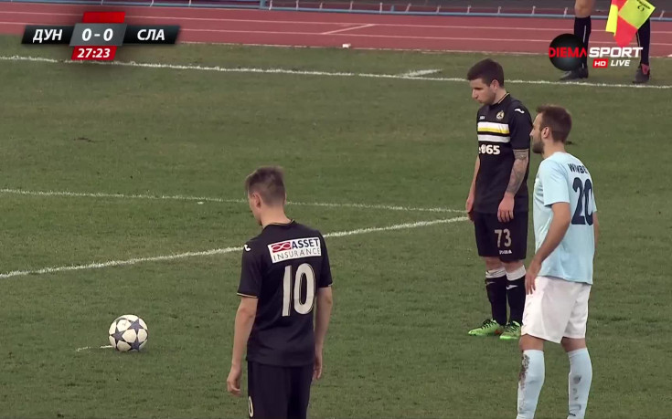 Дунав - Славия 0:1 /първо полувреме/
