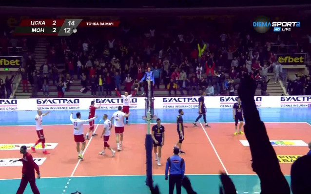 ЦСКА се класира на финал в мъжкото волейболно първенство след