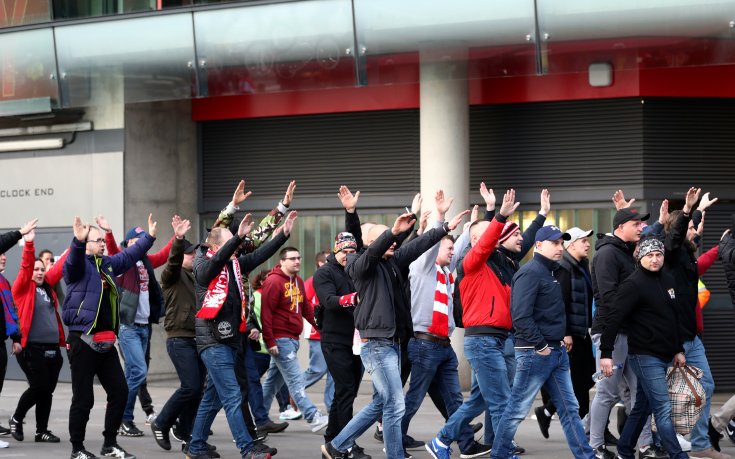 Масови мелета преди московското дерби между ЦСКА и Спартак (видео)