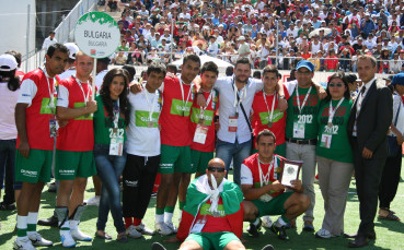 Български състав победи представителен тим на Бразилия на футбол за
