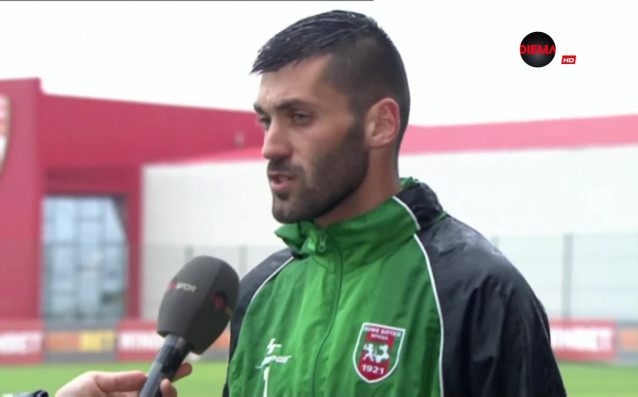 Футболистът на Ботев Враца Йордан Апостолов коментира победата на зелените