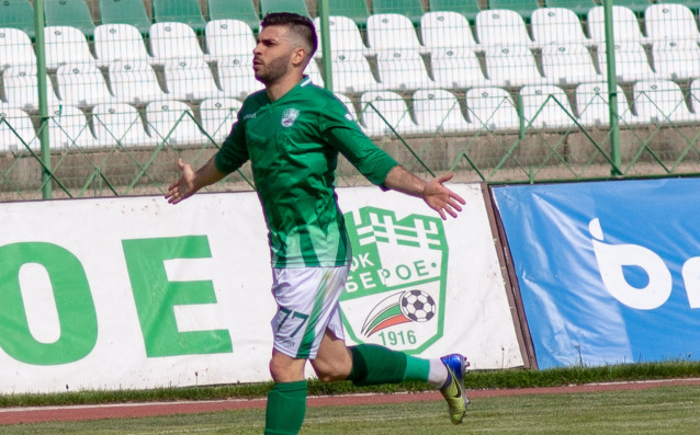 ЦСКА поведе с 1 0 срещу Берое в Стара Загора в последния