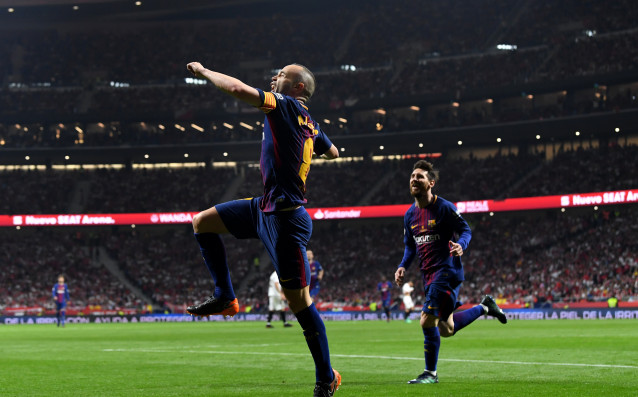 Андрес Иниеста вкара може би последния си гол с екипа