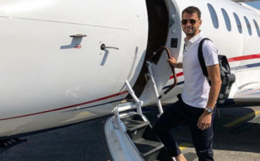 Гришо отлетя за Барселона с частния самолет