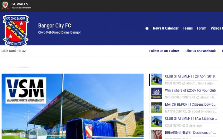 Вицешампионът на Уелс - от Лига Европа до втора дивизия за 1 ден