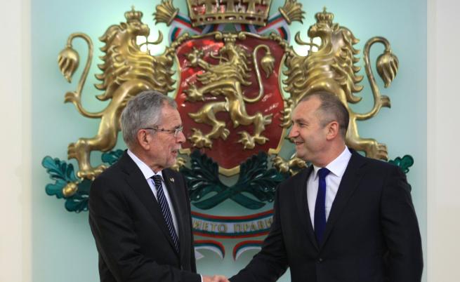  Александър Ван дер Белен и Румен Радев 