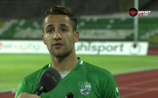 Играчът на мача Борислав Цонев коментира представянето си в двубоя