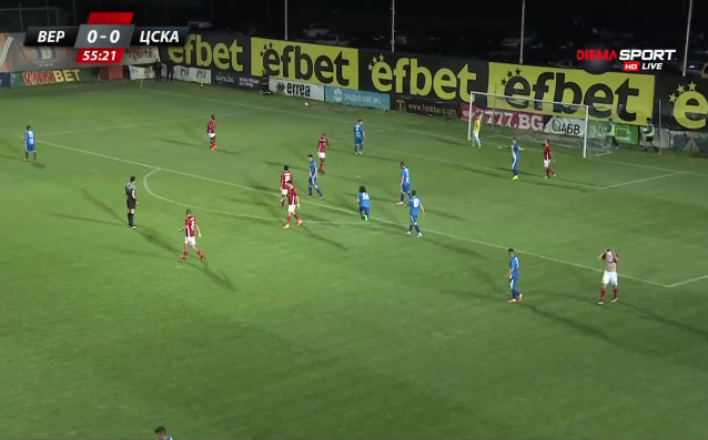 ЦСКА надделя рутинно над Верея в мач от 34 ия