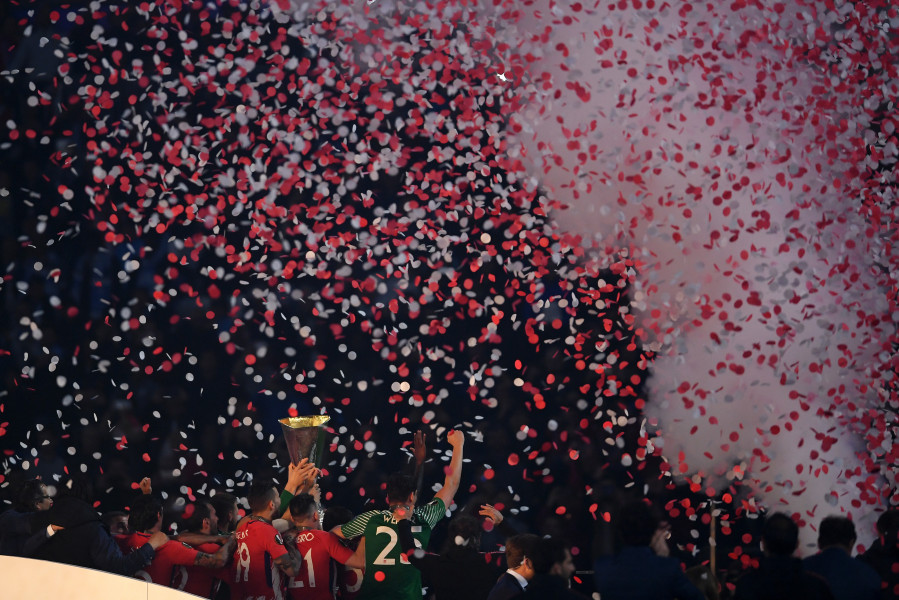 Атлетико Мадрид ликува с трофея в Лига Европа1