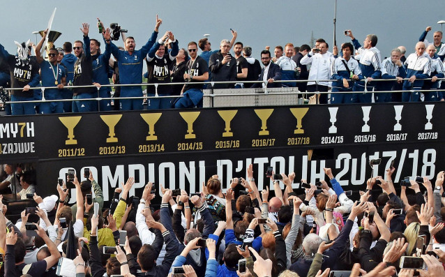 Ювентус спечели седма поредна и общо 34 та титла в историята